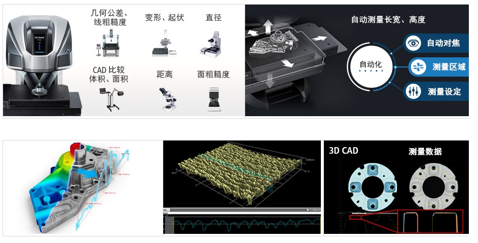 基恩士 VR-3200 3D 轮廓测量仪租售服务