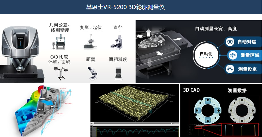 基恩士VR-5200 3D轮廓测量仪租售